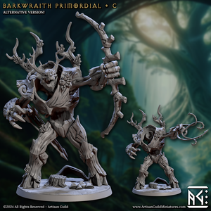 3D Printed Artisan Guild Barkwraith Primordials Barkwraith Spriggans Set 28mm 32mm