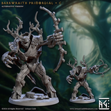 3D Printed Artisan Guild Barkwraith Primordials Barkwraith Spriggans Set 28mm 32mm