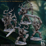 3D Printed Artisan Guild Barkwraith Primordials Barkwraith Spriggans Set 28mm 32mm