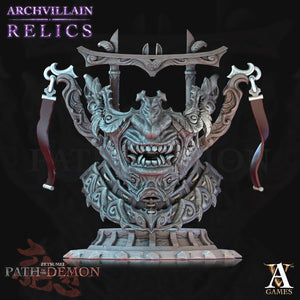 3D Printed Archvillain Games Archvillain Relics - Oni no Mao - Charming Terrain