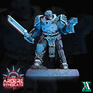 3D Printed Archvillain Games Arderite Heavy Infantry Blind Faith - Ardere Syndicate 28 32mm D&D - Charming Terrain