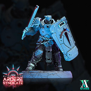 3D Printed Archvillain Games Arderite Heavy Infantry Blind Faith - Ardere Syndicate 28 32mm D&D - Charming Terrain