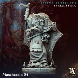 3D Printed Archvillain Games Circus Grotesque - Serenissima Mascheraio 28 32mm D&D - Charming Terrain