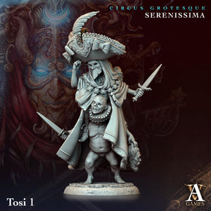 3D Printed Archvillain Games Circus Grotesque - Serenissima Tosi 28 32mm D&D - Charming Terrain