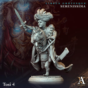 3D Printed Archvillain Games Circus Grotesque - Serenissima Tosi 28 32mm D&D - Charming Terrain