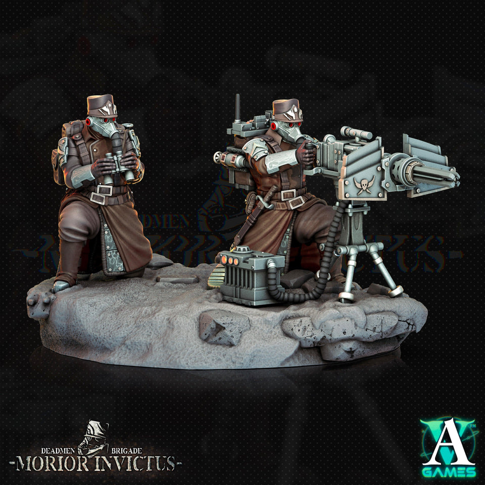 3D Printed Archvillain Games Deadmen Brigade - Morior Invictus Morior Heavy Infantry 28 32mm D&D - Charming Terrain