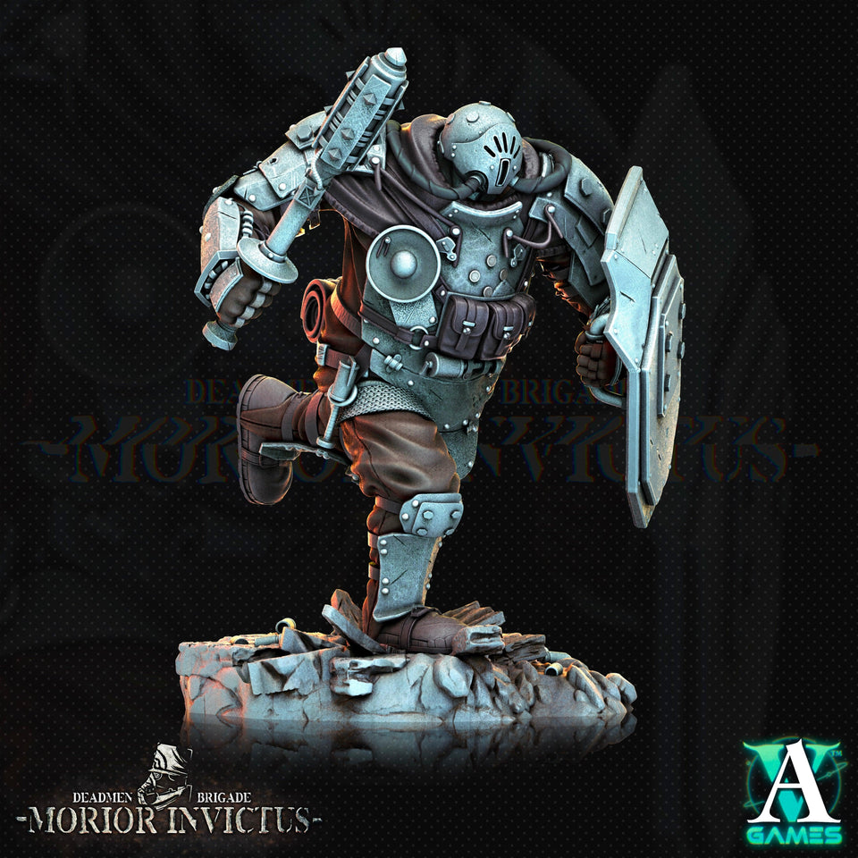 3D Printed Archvillain Games Deadmen Brigade - Morior Invictus Morior Iron Guard 28 32mm D&D - Charming Terrain