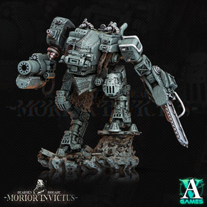 3D Printed Archvillain Games Deadmen Brigade - Morior Invictus Morior MK-18 Paladin 28 32mm D&D - Charming Terrain