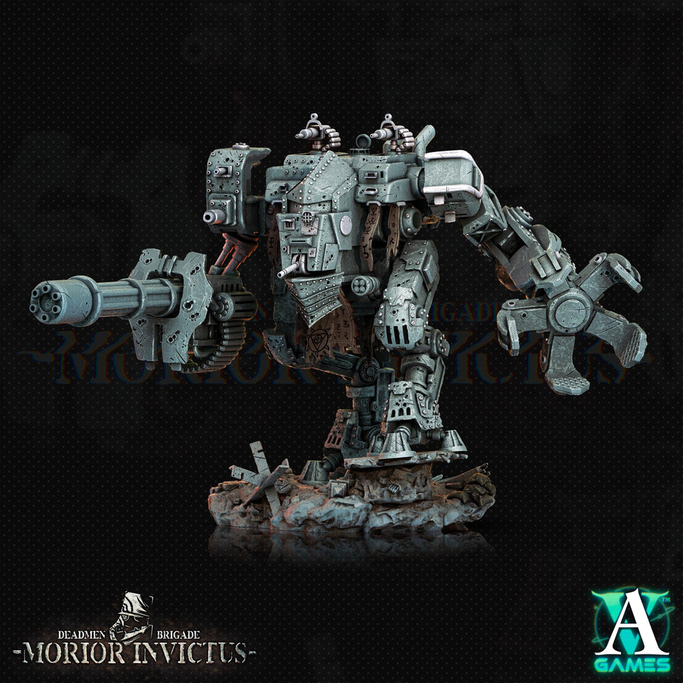 3D Printed Archvillain Games Deadmen Brigade - Morior Invictus Morior MK-18 Paladin 28 32mm D&D - Charming Terrain