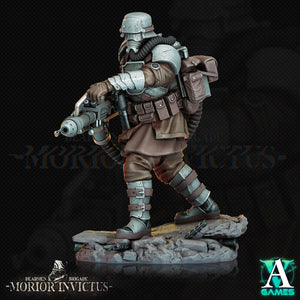 3D Printed Archvillain Games Deadmen Brigade - Morior Invictus Morior Shocktrooper 28 32mm D&D - Charming Terrain