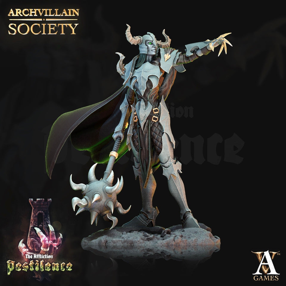 3D Printed Archvillain Games Priscila the Bloodsoaked Archvillain Society Vol. XXIII 28 32mm D&D - Charming Terrain