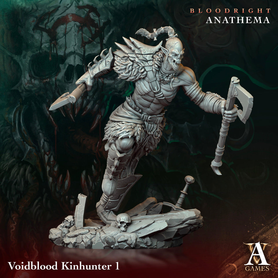 3D Printed Archvillain Games Voidblood Kinhunter Bloodright - Anathema 28 32mm D&D - Charming Terrain