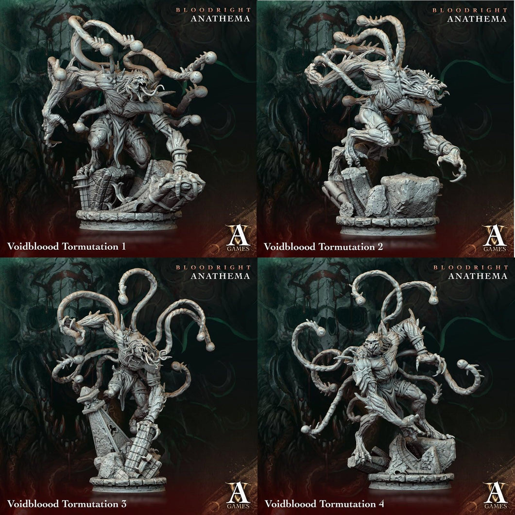 3D Printed Archvillain Games Voidbloood Tormutation Bloodright - Anathema 28 32mm D&D - Charming Terrain