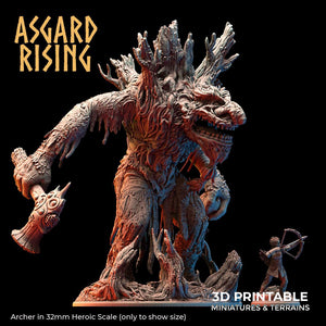 3D Printed Asgard Jontar the Mad 28 32 mm Wargaming DnD - Charming Terrain