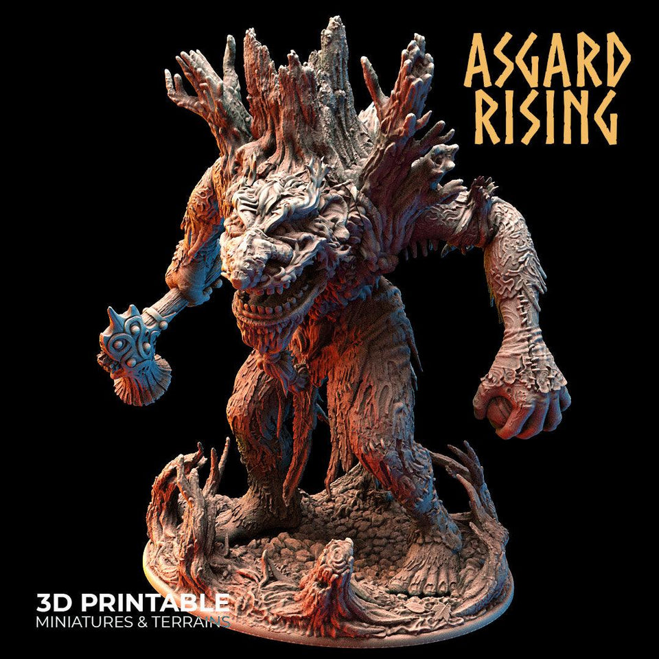 3D Printed Asgard Jontar the Mad 28 32 mm Wargaming DnD - Charming Terrain