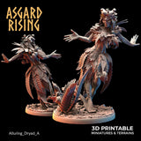 3D Printed Asgard Rising Alluring Dryads 28 32 mm Wargaming DnD - Charming Terrain