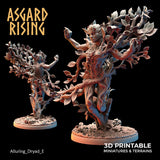 3D Printed Asgard Rising Alluring Dryads 28 32 mm Wargaming DnD - Charming Terrain