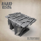 3D Printed Asgard Rising Blacksmith Forge Anvil Props Set 28 32 mm Wargaming DnD - Charming Terrain