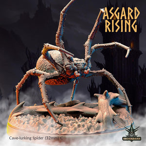 3D Printed Asgard Rising Cave-Lurking Spiders Set 2 28 32 mm Wargaming DnD - Charming Terrain