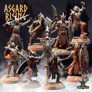 3D Printed Asgard Rising Dark Elves 28 32 mm Wargaming DnD - Charming Terrain