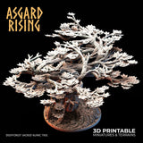 3D Printed Asgard Rising Deepforest Ritual Circles & Sacred Runic Tree - 28 32mm Wargaming DnD - Charming Terrain