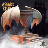 3D Printed Asgard Rising Obsidian Altar 28 32 mm Wargaming DnD - Charming Terrain