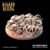 3D Printed Asgard Rising Sepulcher Spiderlings 28 32 mm Wargaming DnD - Charming Terrain