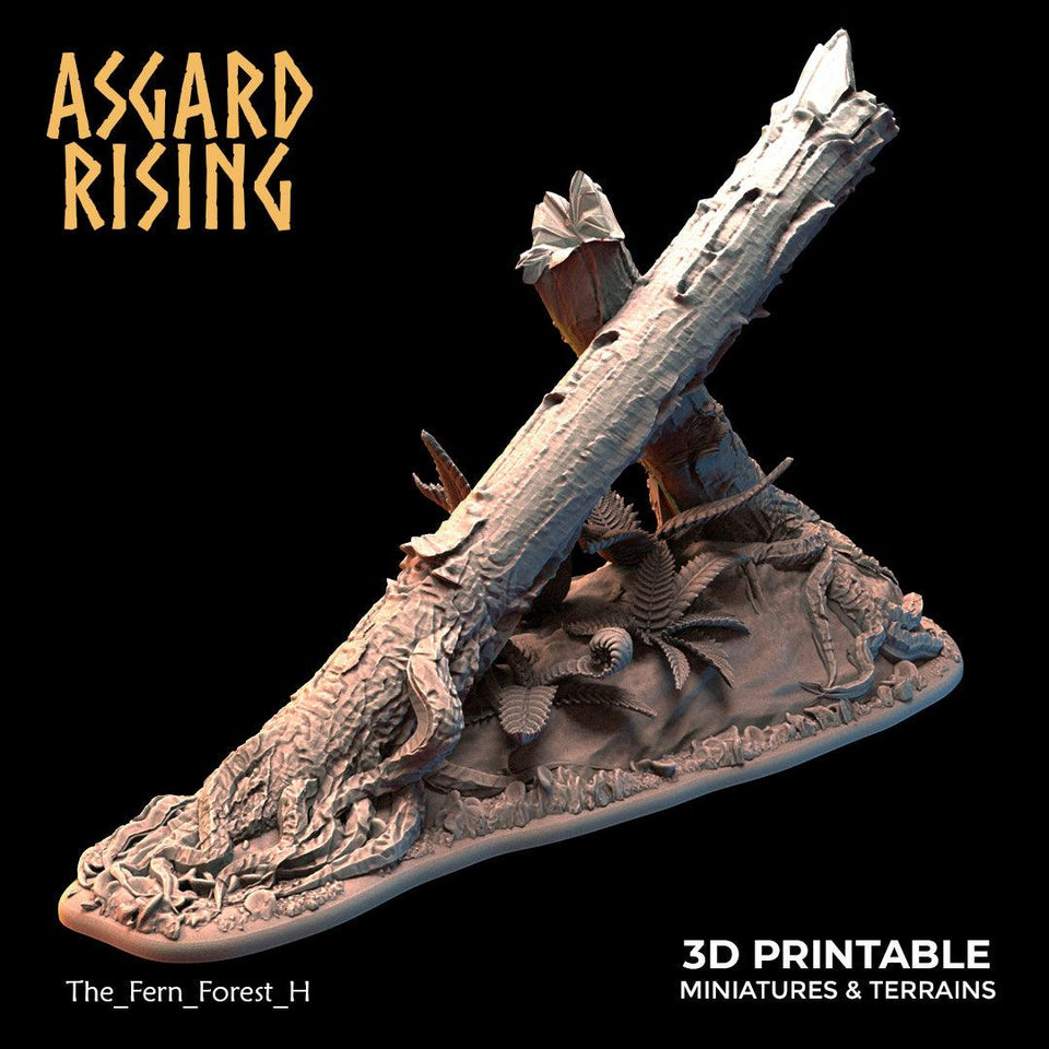 3D Printed Asgard Rising The Fern Forest 28 32 mm Wargaming DnD - Charming Terrain