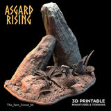 3D Printed Asgard Rising The Fern Forest 28 32 mm Wargaming DnD - Charming Terrain