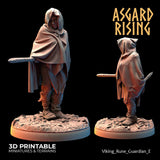 3D Printed Asgard Rising Viking Rune Guardians of the Raven Clan - 28 32mm Wargaming DnD - Charming Terrain