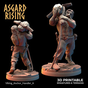 3D Printed Asgard Rising Viking Sailors Crew 28 32 mm Wargaming DnD - Charming Terrain