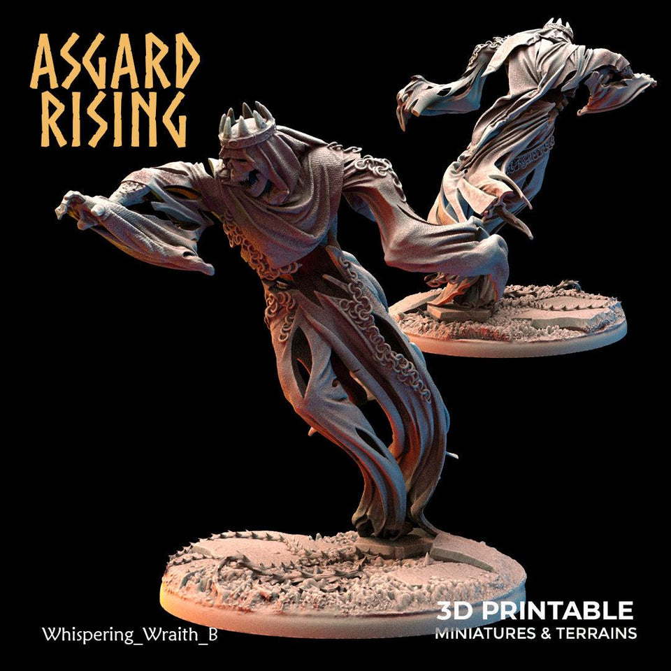 3D Printed Asgard Rising Whispering Wraiths 28 32 mm Wargaming DnD - Charming Terrain