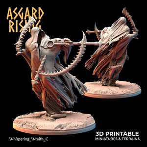 3D Printed Asgard Rising Whispering Wraiths 28 32 mm Wargaming DnD - Charming Terrain