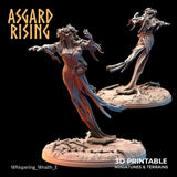 3D Printed Asgard Rising Whispering Wraiths 28 32 mm Wargaming DnD - Charming Terrain