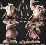 3D Printed Cast n Play 623 Cosmo Rogues Huppus, Space Mercenaries Set 28mm 32mm D&D - Charming Terrain