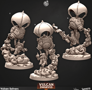 3D Printed Cast n Play 685 Vulcan Solvars Vulcan Dwarves Set 28mm 32mm D&D - Charming Terrain