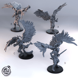 3D Printed Cast n Play - Angel Warrior Set 28mm 32mm D&D - Charming Terrain