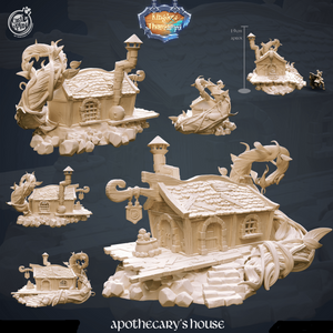 3D Printed Cast n Play Apothecary's House Kingdom Of Thamarya 28mm 32mm D&D - Charming Terrain