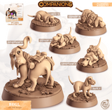 3D Printed Cast n Play Begl - The Beagle Companions 28mm 32mm D&D - Charming Terrain