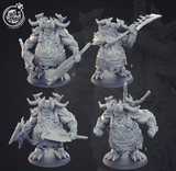 3D Printed Cast n Play Butcher Demons Set 28mm 32mm D&D - Charming Terrain