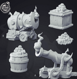 3D Printed Cast n Play - Canon Props 28mm 32mm D&D - Charming Terrain