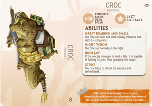 3D Printed Cast n Play Croc - The Crocodile Companions 28mm 32mm D&D - Charming Terrain