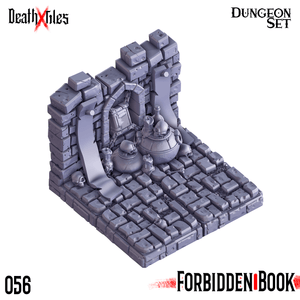 3D Printed Cast n Play Death x Tiles - Straight Walls Set 28mm 32mm D&D - Charming Terrain