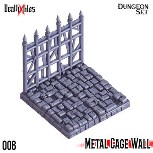 3D Printed Cast n Play Death x Tiles - Straight Walls Set 28mm 32mm D&D - Charming Terrain