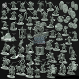 3D Printed Cast n Play Doom Sentry Riders of Doom Set 28mm 32mm D&D - Charming Terrain