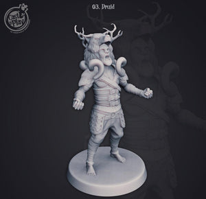 3D Printed Cast n Play Druid 28mm 32mm D&D - Charming Terrain