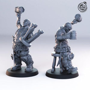 3D Printed Cast n Play Drunken Orcs 28mm 32mm D&D - Charming Terrain