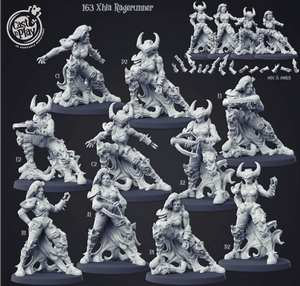 3D Printed Cast n Play Dungeon Hunters - Xhia Ragerunner 28mm 32mm D&D - Charming Terrain