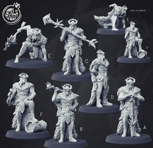 3D Printed Cast n Play Fairy King Set 28mm 32mm D&D - Charming Terrain