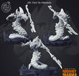 3D Printed Cast n Play Fajra The Salamander 28mm 32mm D&D - Charming Terrain